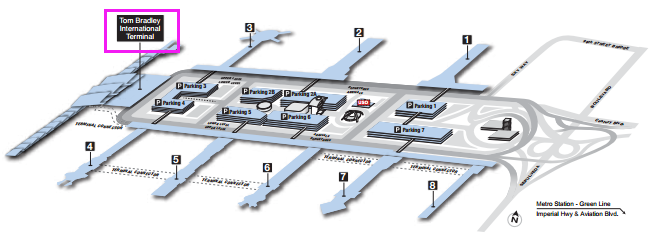 LAX航站楼图